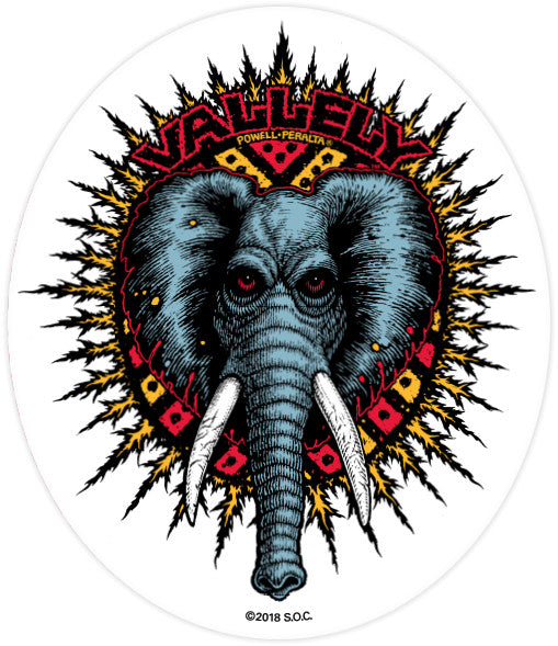 Powell-Peralta Mike Vallely Elephant Sticker