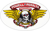 Powell-Peralta Winged Ripper Oval Sticker, Red