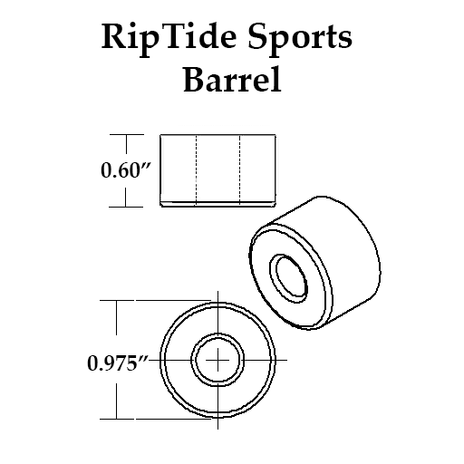 RipTide APS Skateboard Bushings (Barrel Bushings)