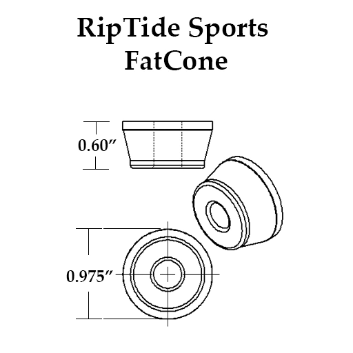 RipTide APS Skateboard Bushings (Fat Cone)