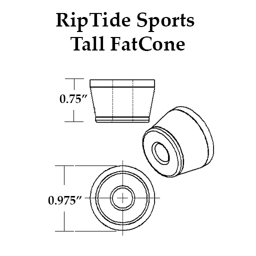 RipTide APS Skateboard Bushings (Tall Fat Cone)