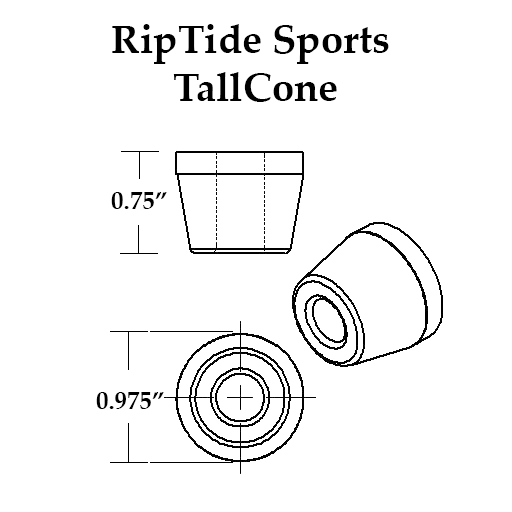 RipTide APS Skateboard Bushings (Tall Cone)