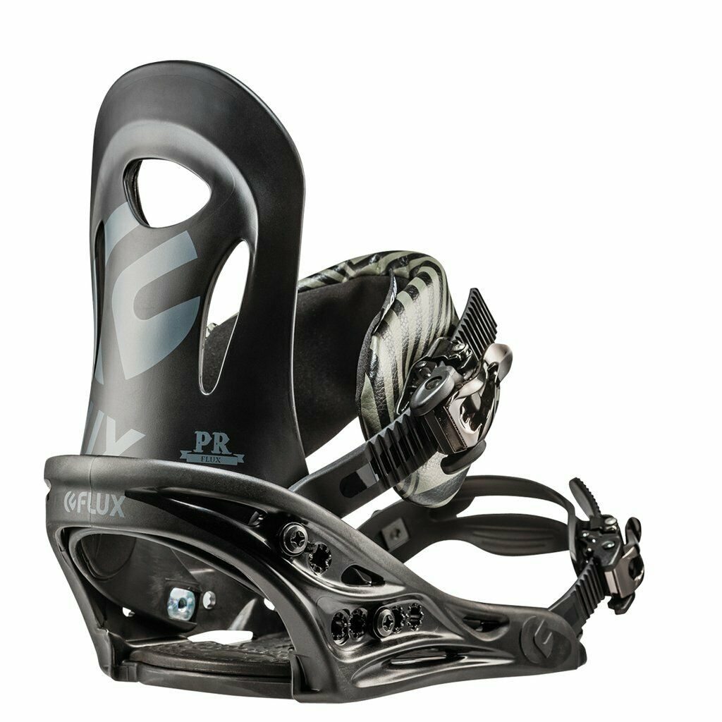 FLUX F9PRLB Large PR Series Snowboard Bindings US 10-13 - Open Package