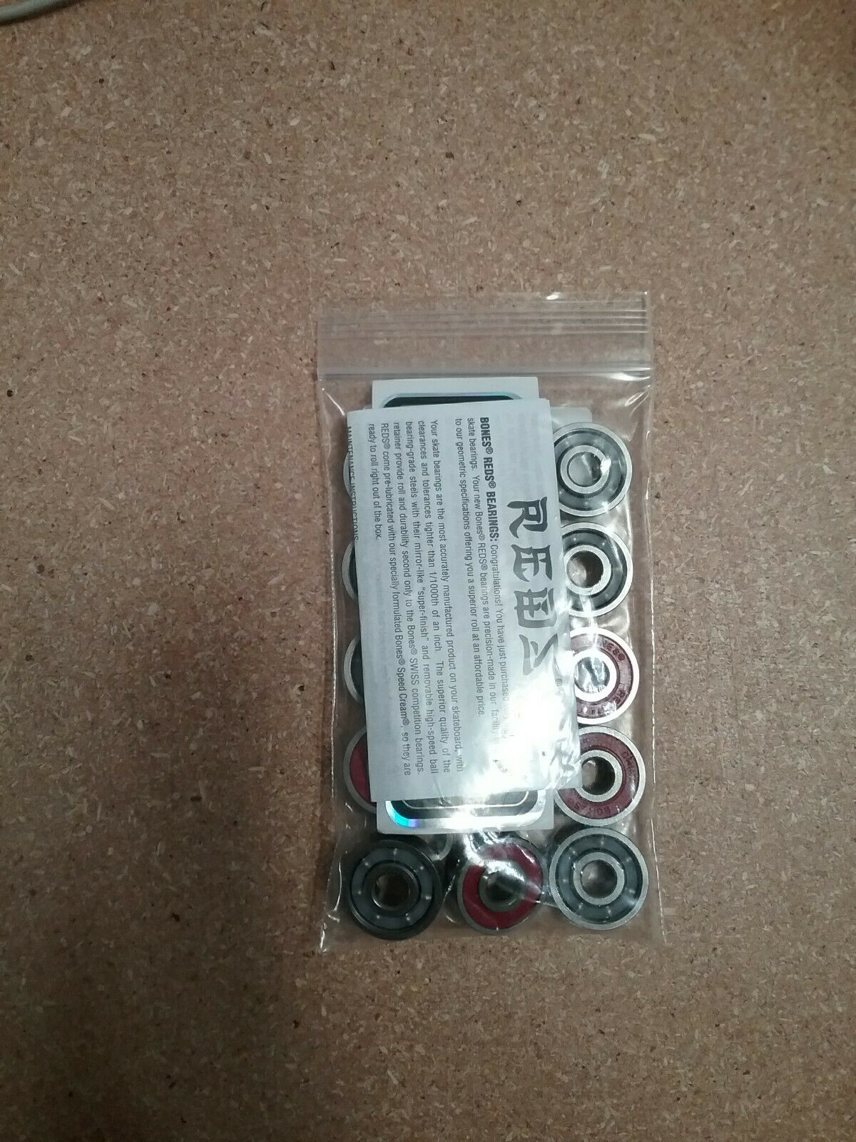 Bones Reds Bearings, 7mm, 16 Pack - No Packaging