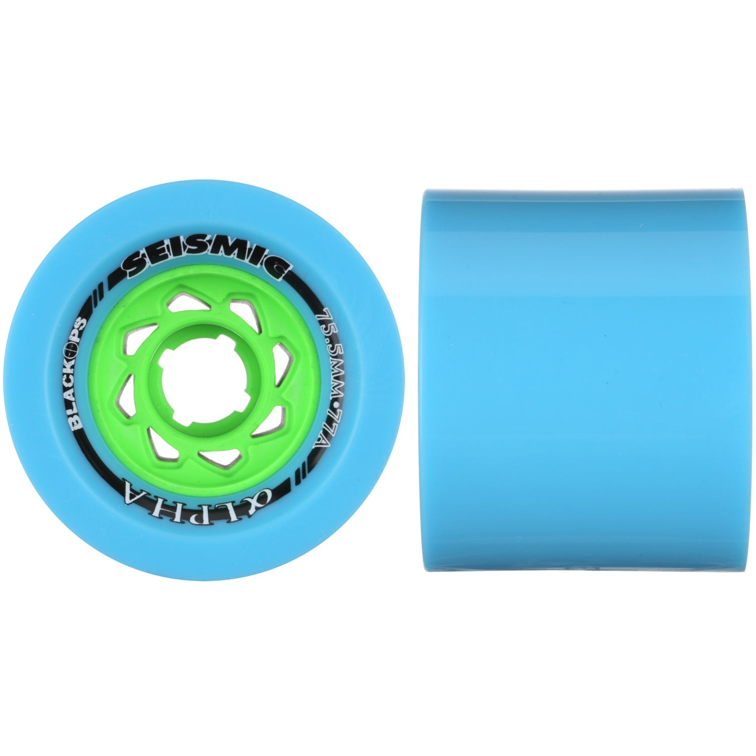 Seismic ALPHA Longboard Wheels, 75.5mm