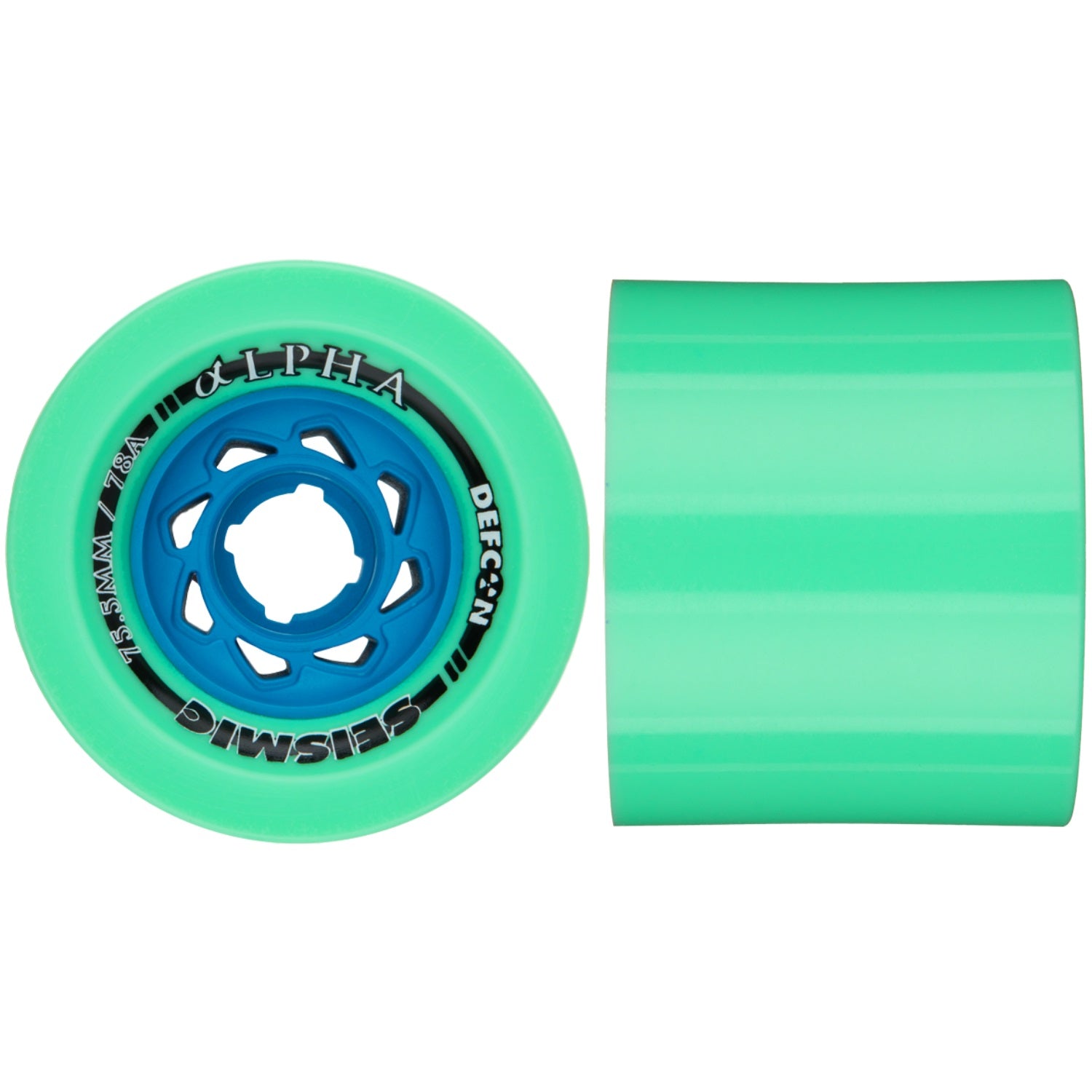 Seismic ALPHA Longboard Wheels, 75.5mm