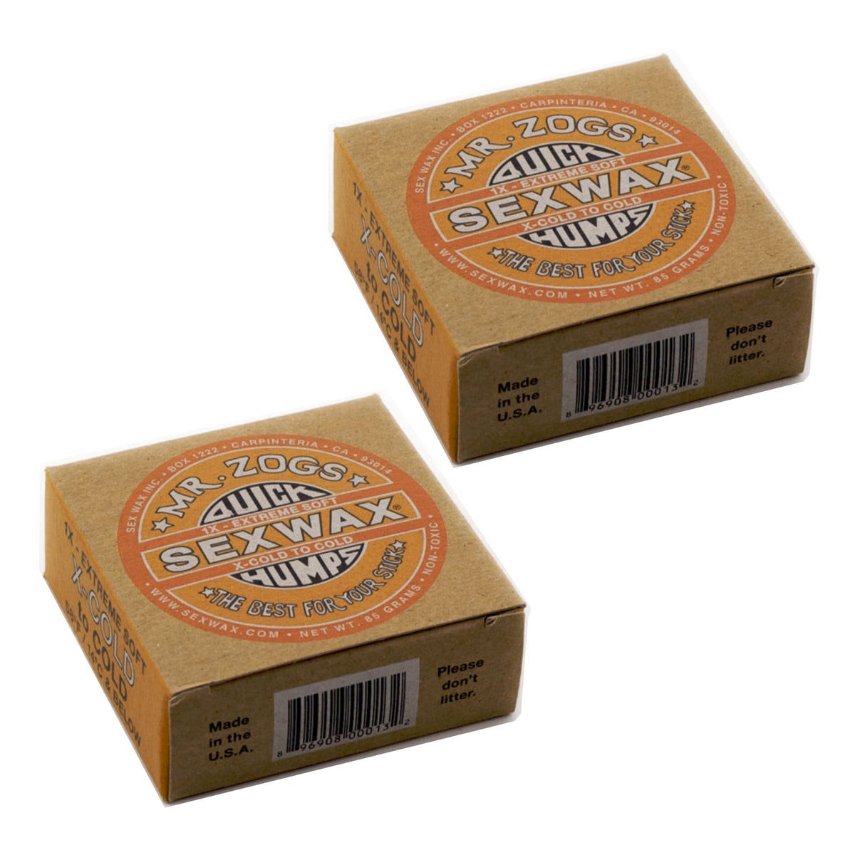 Mr. Zog's Sex Wax - Quick Humps (All Temperatures) - 2 Pack