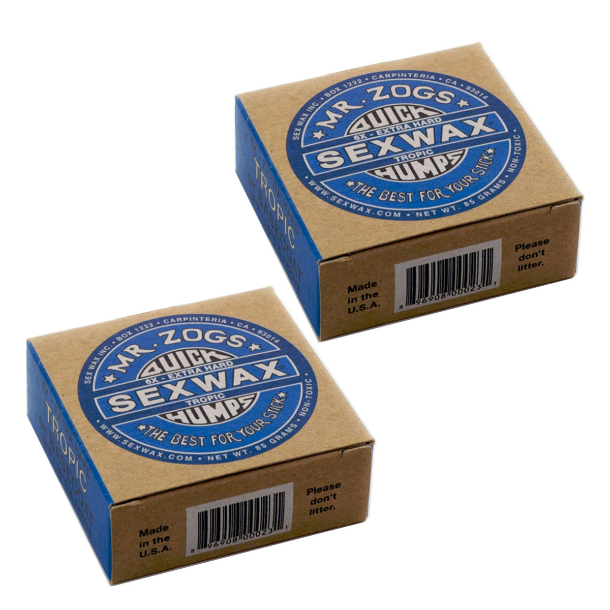 Mr. Zog's Sex Wax - Quick Humps (All Temperatures) - 2 Pack