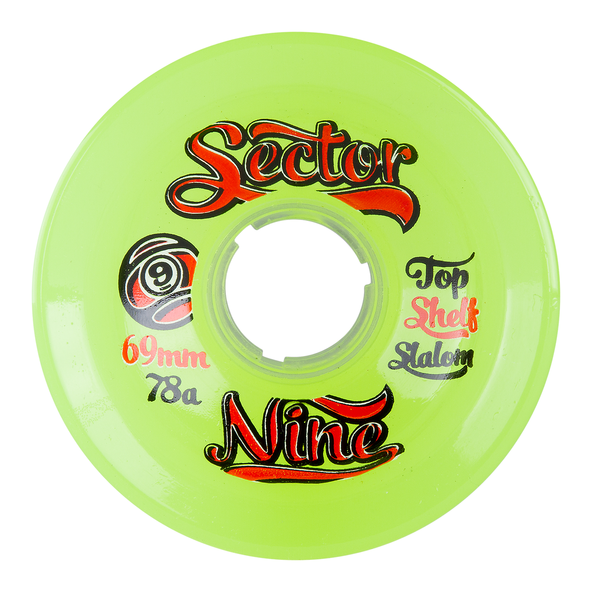 Sector 9 Top Shelf Slalom Longboard Wheels, 69mm