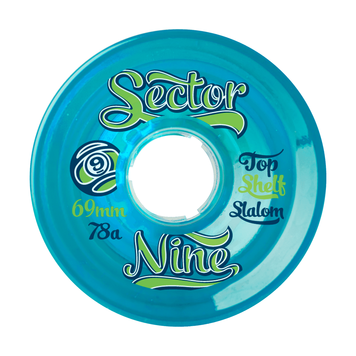 Sector 9 Top Shelf Slalom Longboard Wheels, 69mm