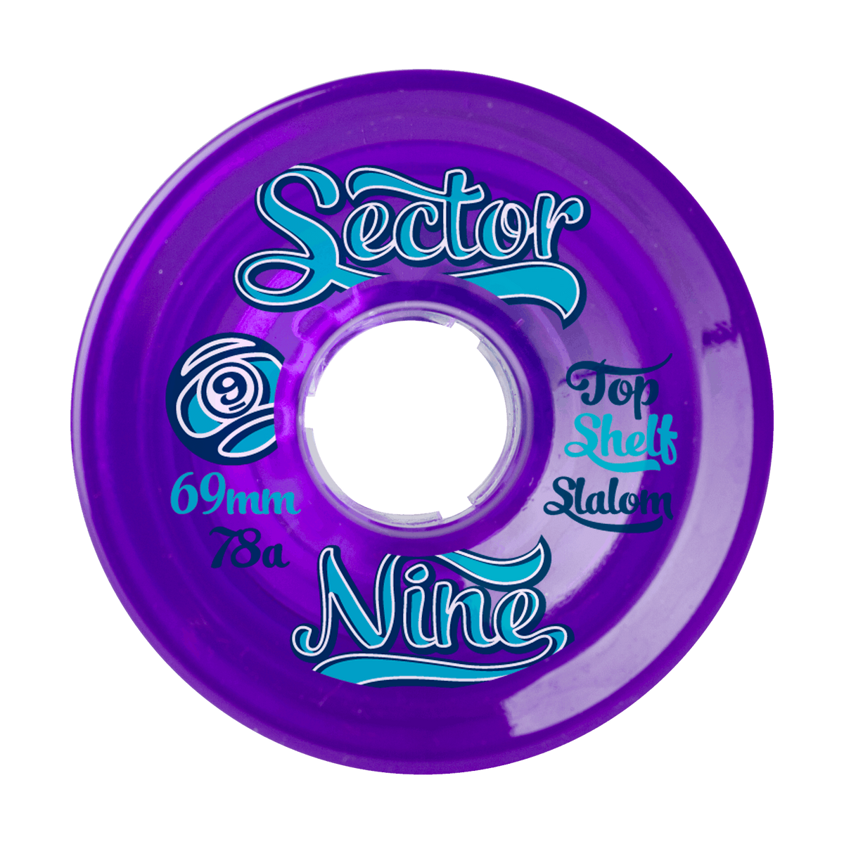 Sector 9 Top Shelf Slalom Longboard Wheels, 69mm