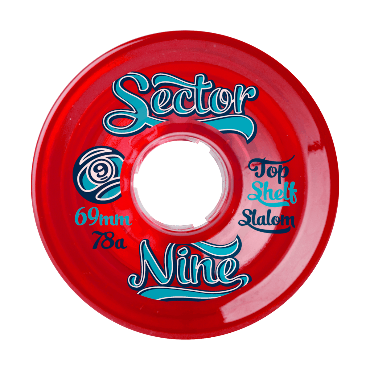 Sector 9 Top Shelf Slalom Longboard Wheels, 69mm