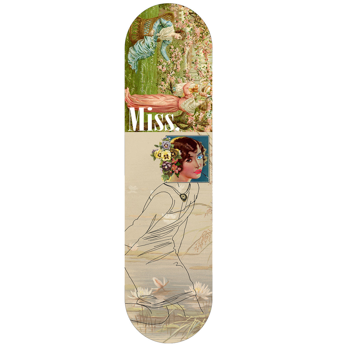 Miss. Skateboards Garden Party, Deck Only