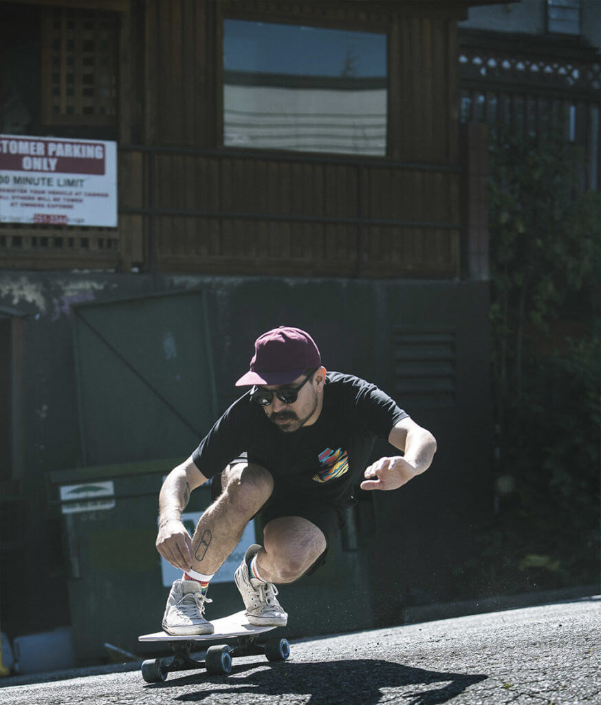 Landyachtz Surf Skate Series Skateboard, Butter White Oak Complete