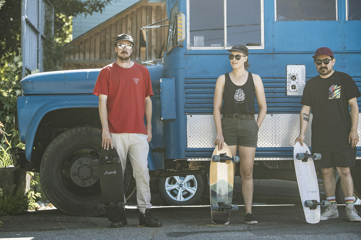 Landyachtz Surf Skate Series Skateboard, Butter White Oak Complete