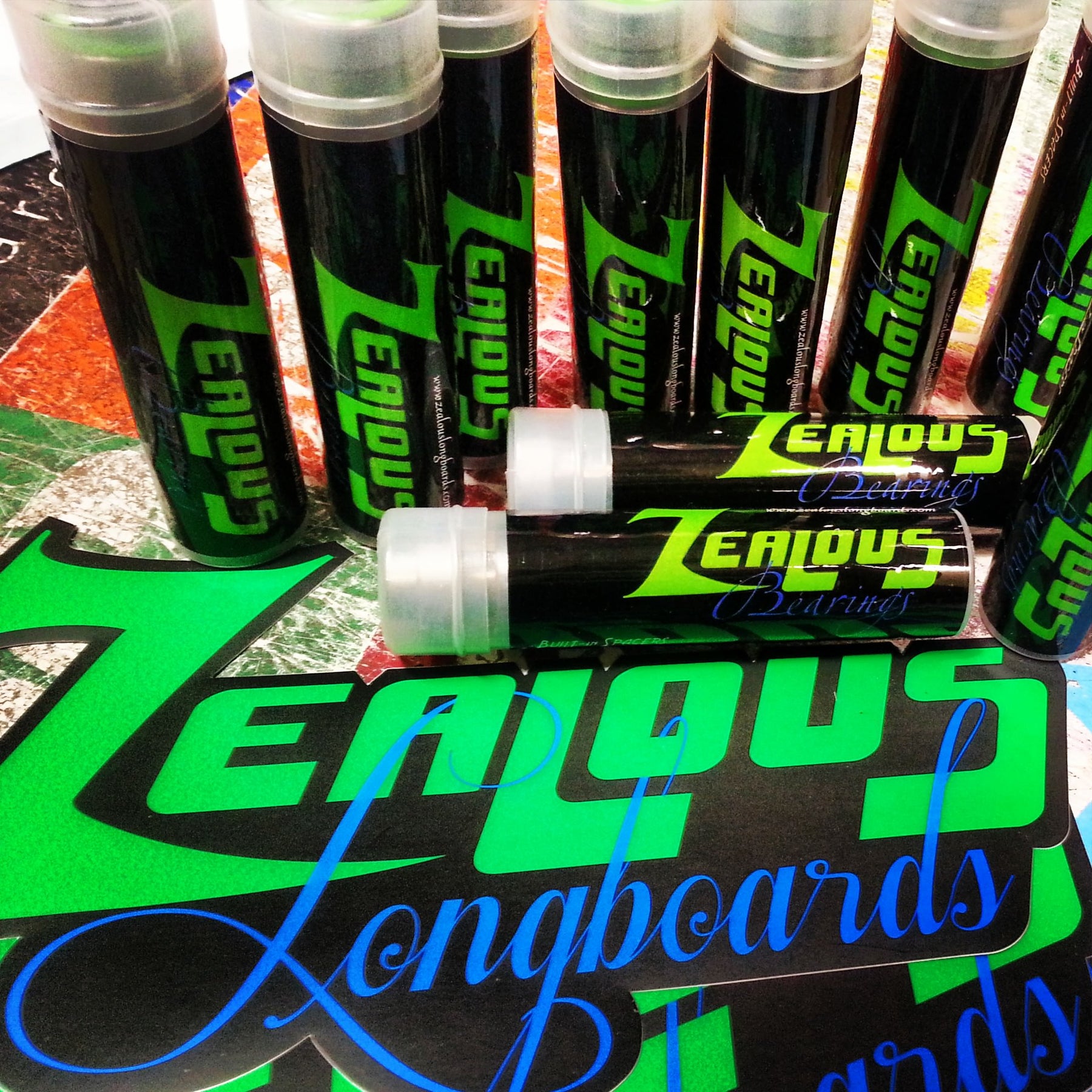 Zealous Bearings on Table (old packaging)