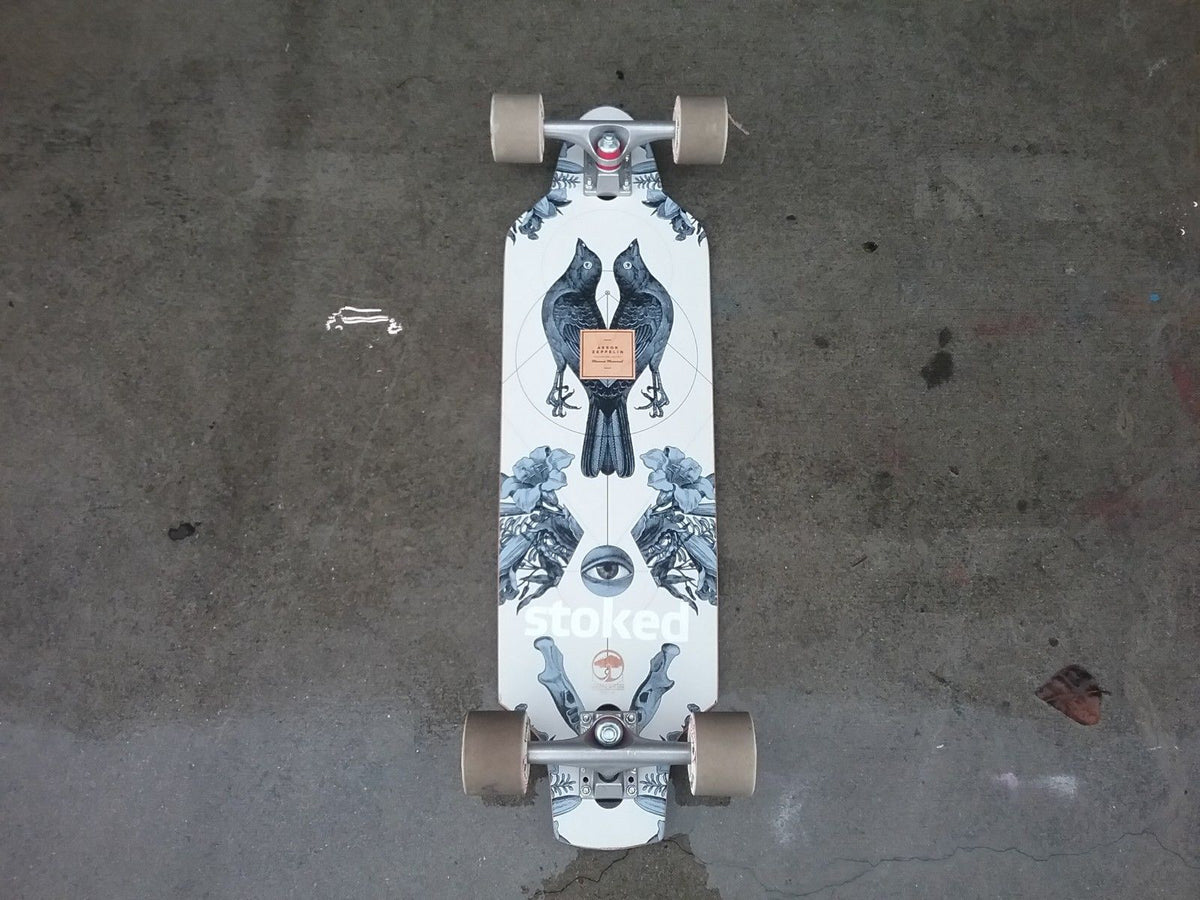 Arbor Zeppelin Bamboo Longboard Skateboard Complete w/ Paris Trucks & Fireball Wheels