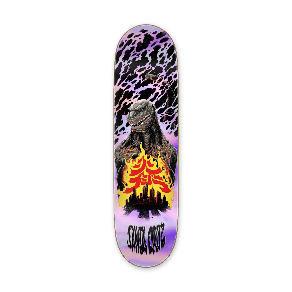 Santa Cruz x Godzilla Shin Knox Firepit Deck, 8.50