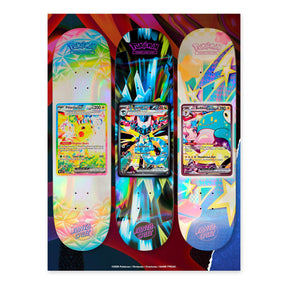 Santa Cruz Pokémon TCG Skateboard Deck, Blind Bag