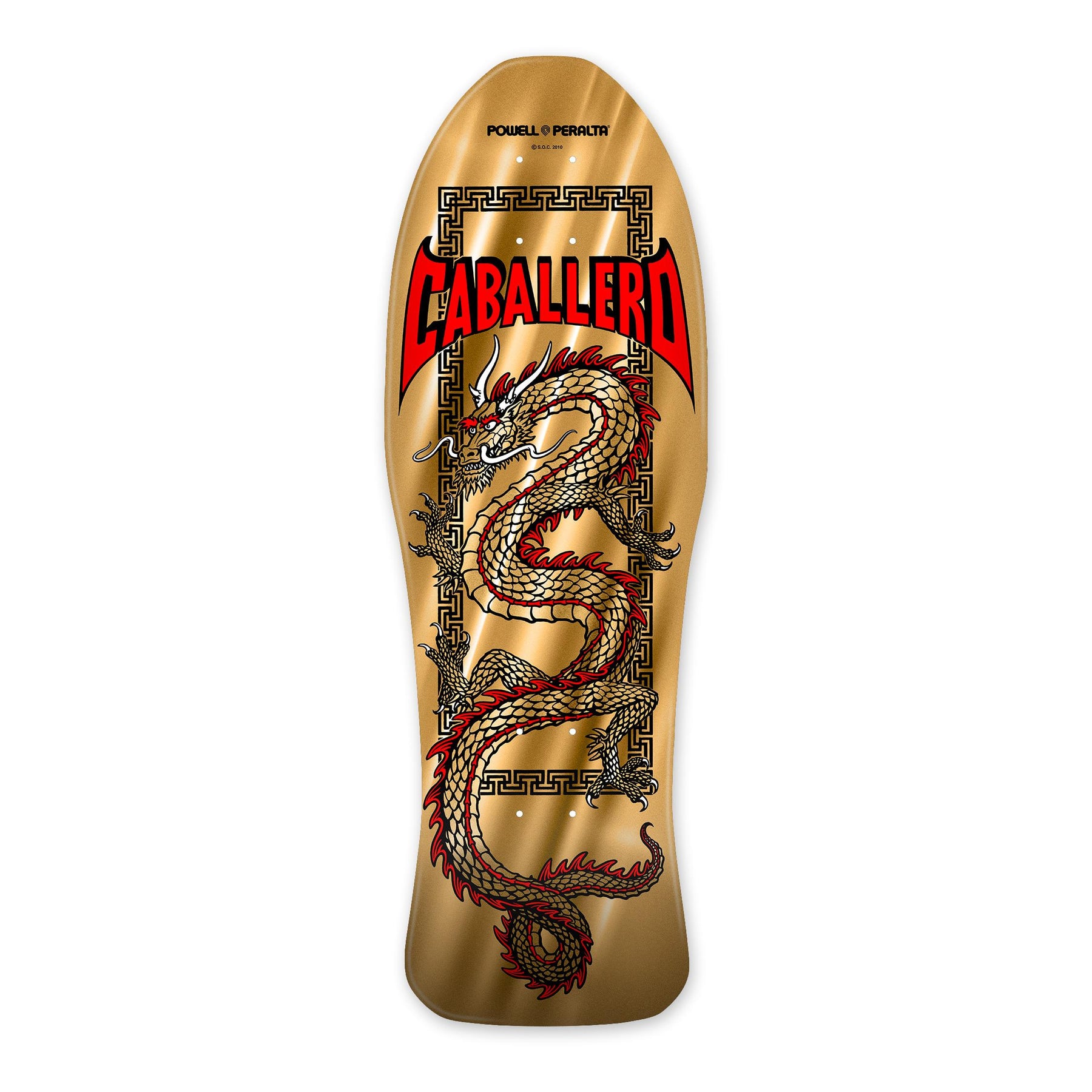 Powell Peralta Steve Caballero Chinese Dragon, Gold Foil, Deck Only