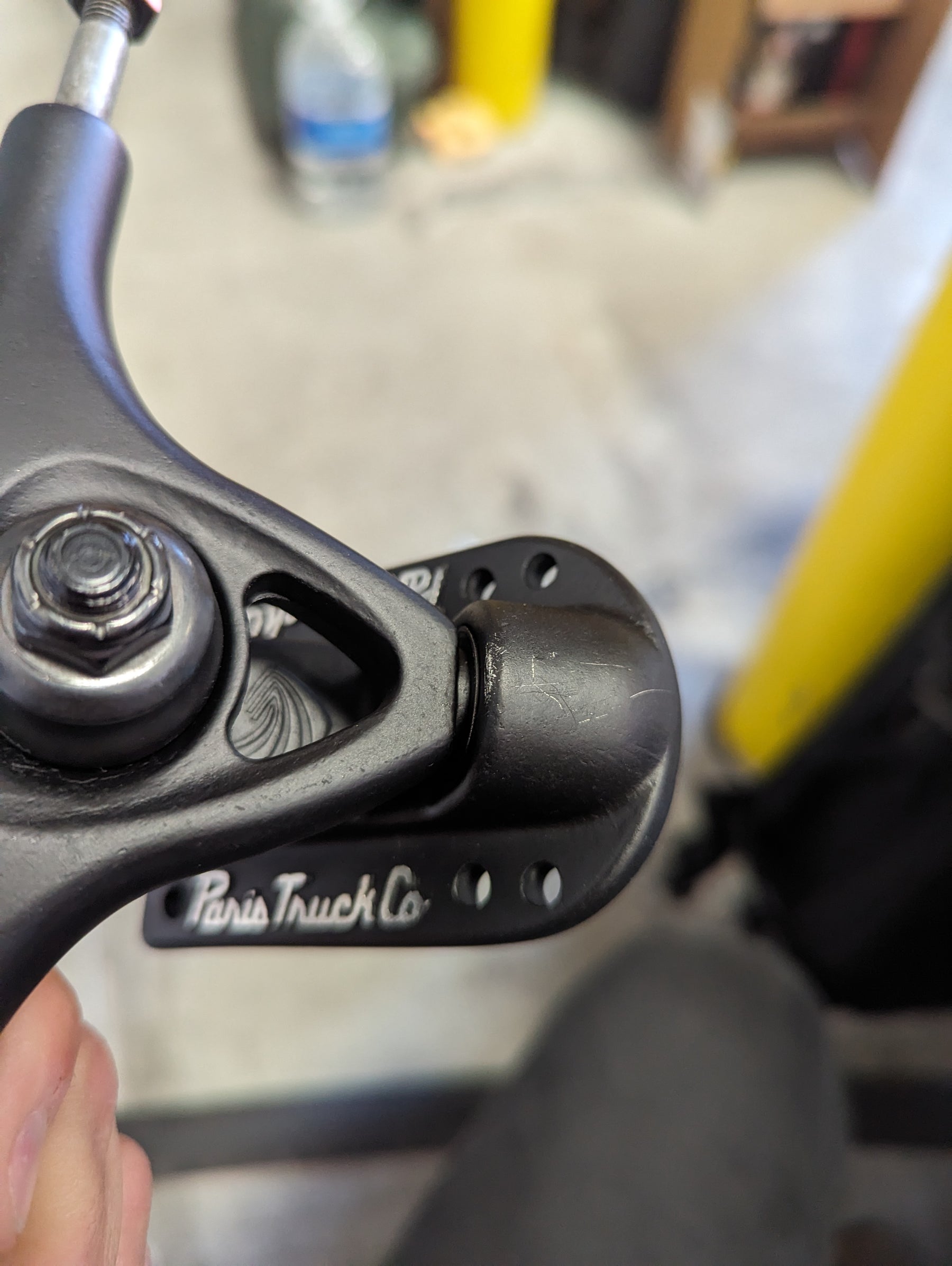 Paris V2 150mm Trucks, Matte Black, 50 Degree [PAIR - BLEMISH]