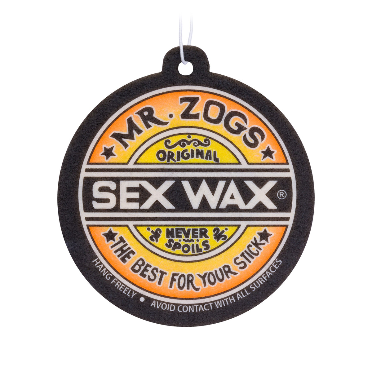 Sex Wax Air Freshener, LARGE 5.5", Coconut, 1 Pack
