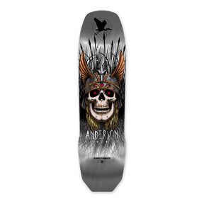 Powell-Peralta Andy Anderson Deck, Silver Foil, Shape 289, MAPLE 8.45"