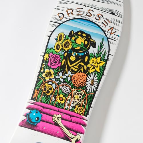 Santa Cruz Old School Skateboard Deck Dressen Pup Re-Issue 9.5" x 29.44"