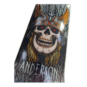 Powell-Peralta Andy Anderson Deck, Silver Foil, Shape 289, MAPLE 8.45"