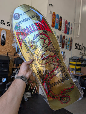 Powell Peralta Steve Caballero Chinese Dragon, Gold Foil, Deck Only