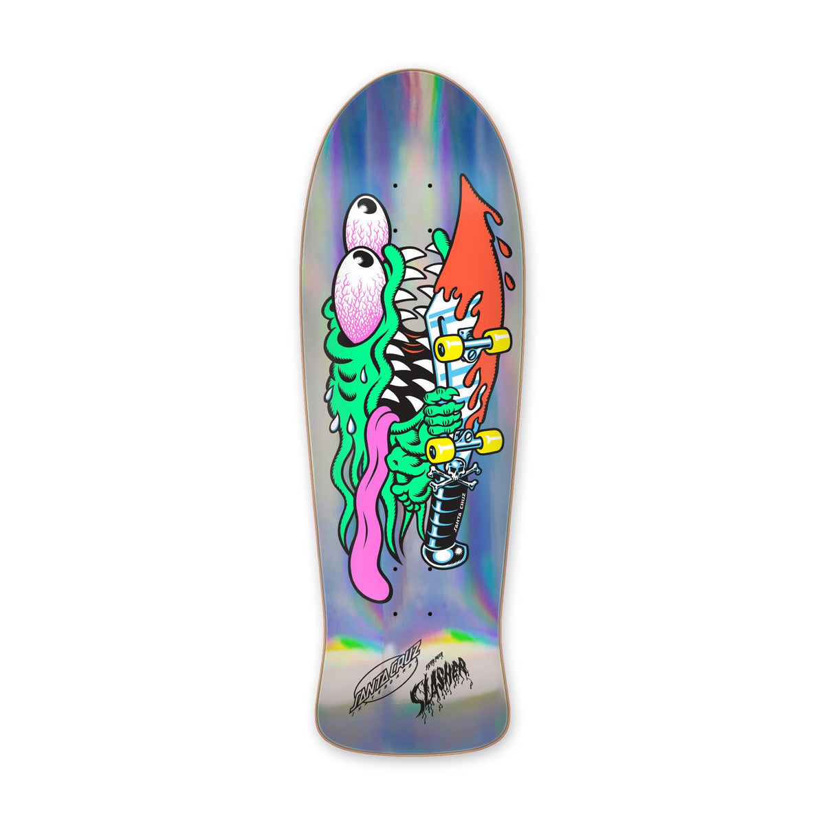 Santa Cruz Reissue Meek Slasher, Silver Foil, Deck Only