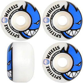 Spitfire Bighead Wheels, White/Blue, 51mm/99a