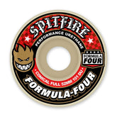 Spitfire Formula Four Conical Full Wheels, Red, 52mm/101a