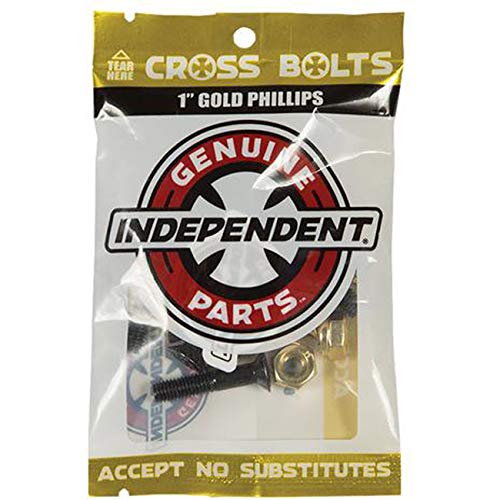 Independent Hardware, Phillips, Gold/Black, 1.0"