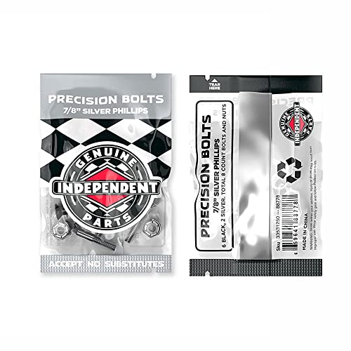 Independent Hardware, Phillips, Silver/Black, 7/8"