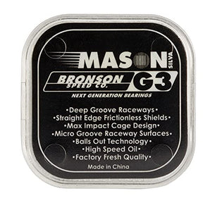 Bronson Speed Co Skateboard Bearings Mason Silva Pro G3