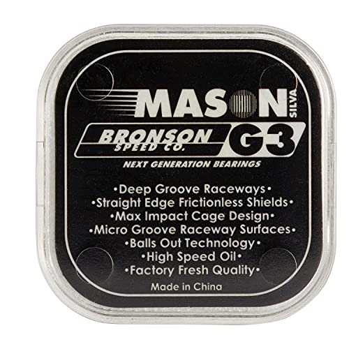 Bronson Speed Co Skateboard Bearings Mason Silva Pro G3