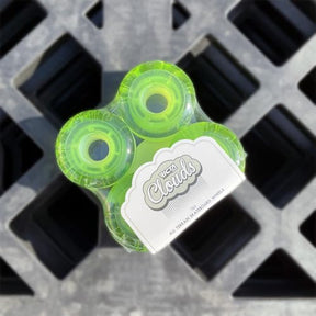 Ricta Clouds GITD Skateboard Wheels, Transparent Green 57mm/78a