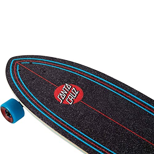 Santa Cruz Screaming Hand Pintail Skateboard Cruiser, 9.20in x 33in