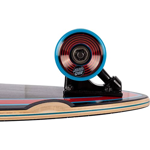 Santa Cruz Screaming Hand Pintail Skateboard Cruiser, 9.20in x 33in