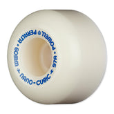 Powell-Peralta Dragon Formula Nano Cubic Wheels, White/Blue, 60mm/97a