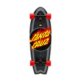 Santa Cruz Flame Dot Check 8.8in x 27.7in Shark Skateboard Cruzer