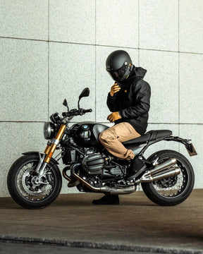 Akin Moto Gorm Moto Gloves Motorcycle Gloves, Size Medium