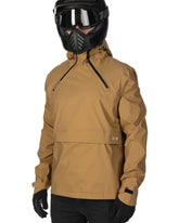 Akin Moto Gorm Moto Anokak Waterproof Motorcycle Jacket, Khaki, Medium