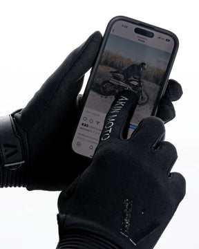 Akin Moto Raider MX Motorcycle Gloves, Black, Size Medium