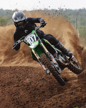 Akin Moto Raider MX Motorcycle Gloves, Black, Size Medium