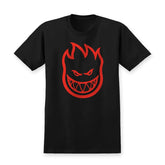 Spitfire Bighead T-Shirt, Black/Red