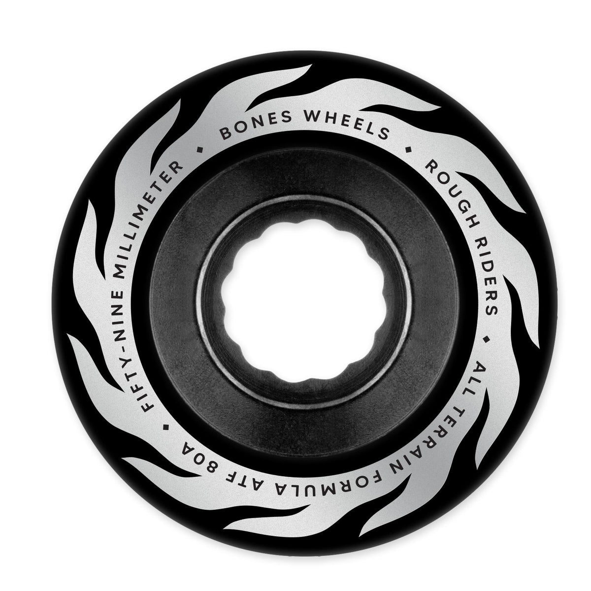 Bones Rough Riders, Eternal Flame, Black, 59mm/80a