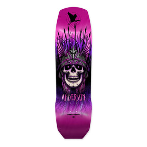 Powell-Peralta Pro Andy Anderson, Crane Skull Deck, MAPLE Shape 290, PINK 9.13"
