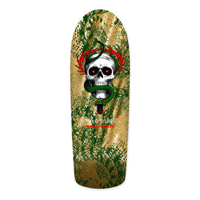 Powell-Peralta McGill Skull and Snake Deck, Green/Gold, 10.0"
